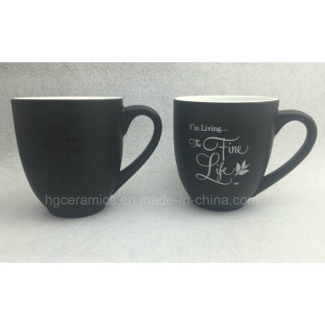 Caneca de café da mudança da cor, caneca mágica relativa à promoção